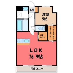 岡本駅 徒歩4分 2階の物件間取画像